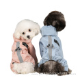 Outdoor pets dog apparel pet raincoat with hood
